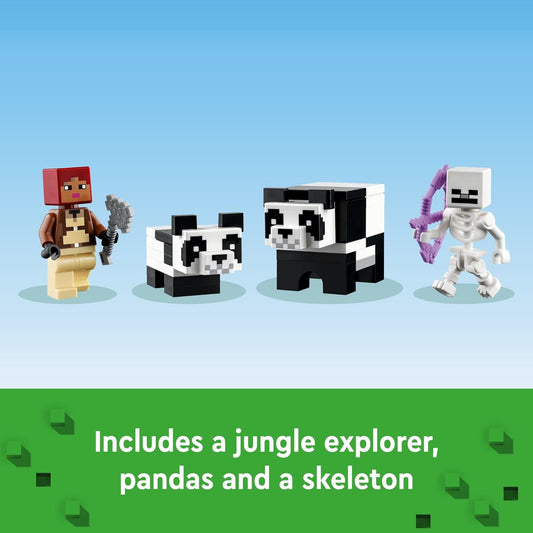 LEGO Minecraft The Panda Haven 21245, Movable Toy House with Baby Panda Animal Figures, Gaming Christmas Toy for Kids, Great Gift Idea for Boys and Girls Ages 8 and Up ThEverest