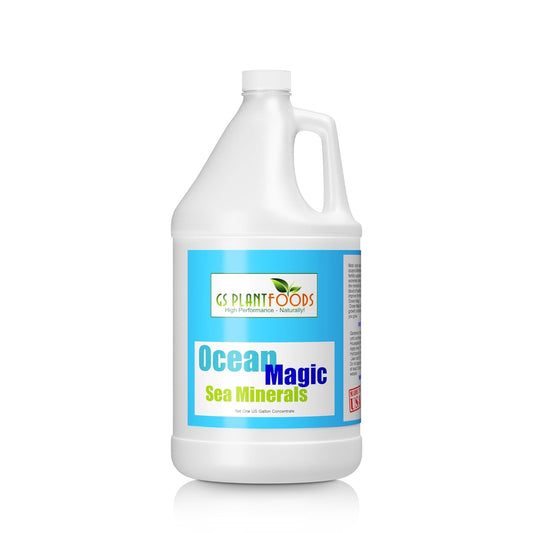 Ocean Magic Sea Mineral Fertilizer by GS Plant Foods(1 Gallon) - Soil Mineral Health Improvement Liquid Concentrate - Sea Minerals for Lawn and Turf, Gardens & House Plants ThEverest