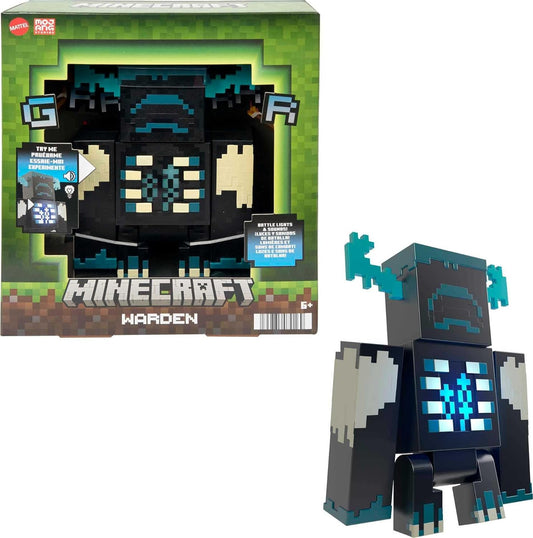 Mattel Minecraft Warden Action Figure with Lights, Sounds & Attack Mode, Collectible Toy Inspired by Video Game, 3.25-Inch ThEverest