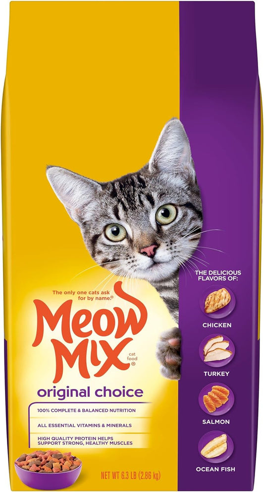 Meow Mix Original Choice Dry Cat Food, 6.3 Pound Bag ThEverest