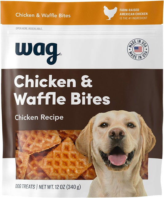 Wag Dog Treats Chicken and Waffle Bites 12oz ThEverest