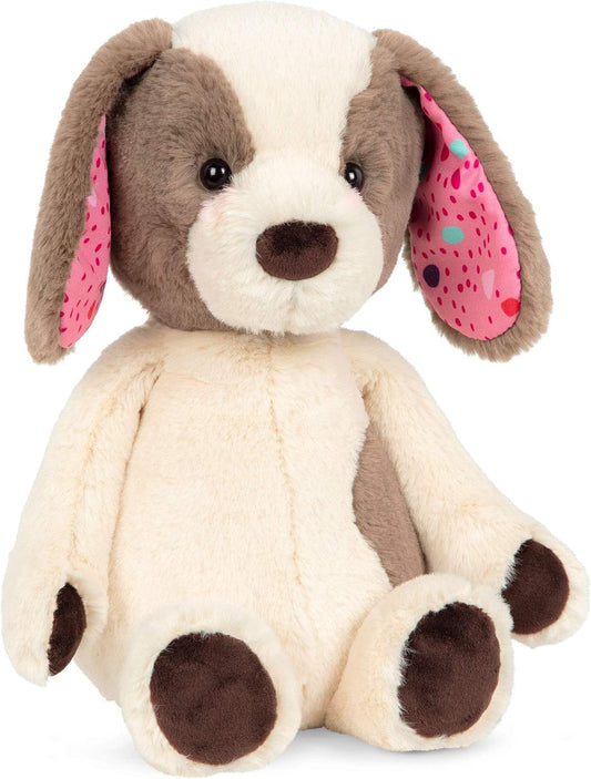 B. toys- B. softies-12" Plush Dog - Huggable Dog Stuffed Animal Toy – Soft & Cuddly Plush Puppy – Washable – Babies, Toddlers, Kids- Happy Hues- Cupcake Pup- 0 Months +