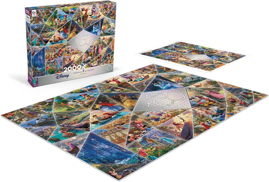 Ceaco - Disney's 100th Anniversary - Thomas Kinkade - 100th Anniversary Collage - 2000 Piece Jigsaw Puzzle ThEverest